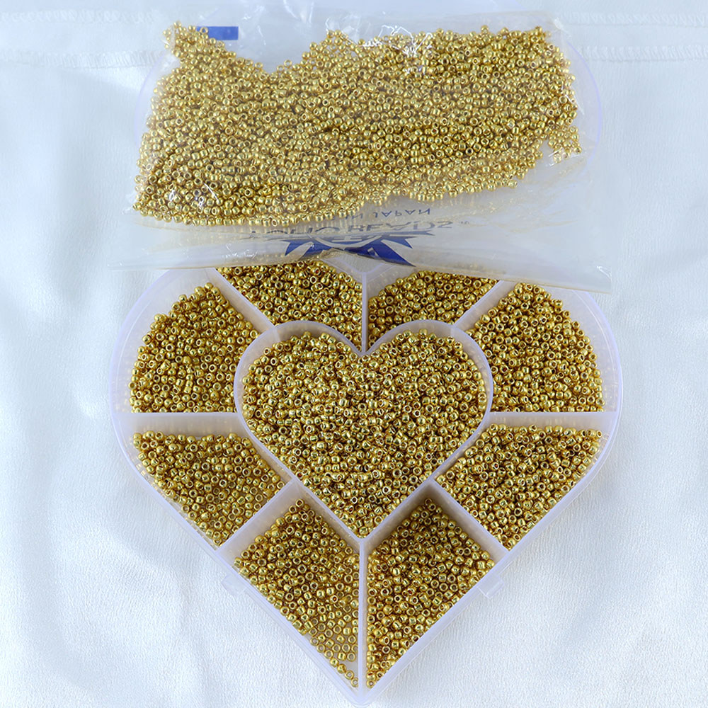 10g tube-packed Japanese imported TOHO metallic color 8/0 round beads jewelry accessories DIY