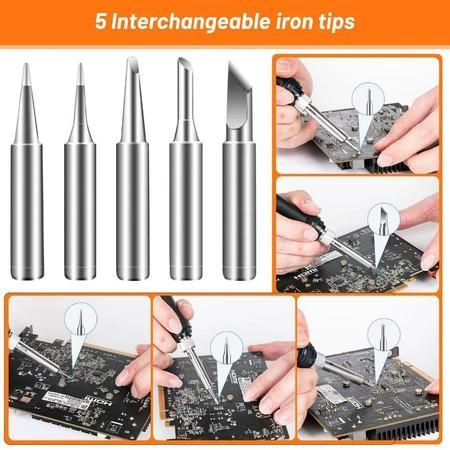 Solder Listrik Set Lengkap Dengan Multimeter Berkualitas / Solder Listrik Timah Solder 60W /