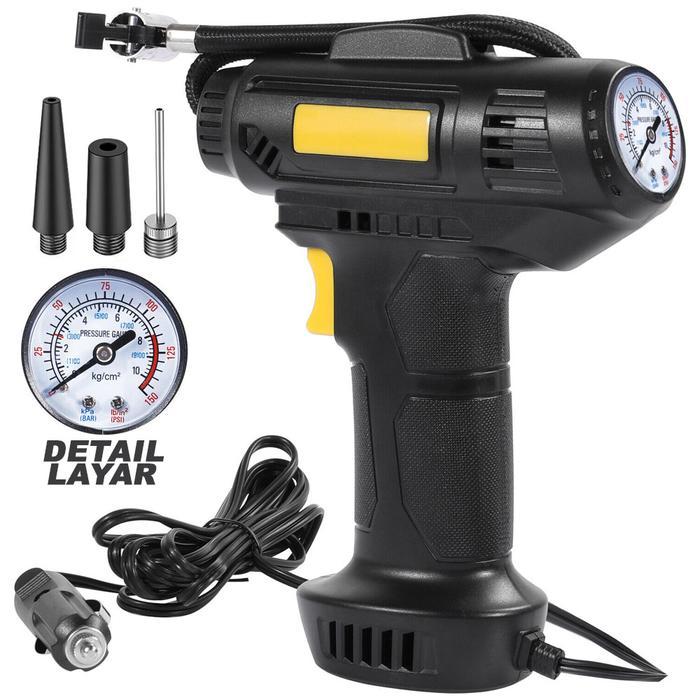 Mini Compressor - Pompa Ban Angin / Pompa Ban Mobil Sepeda Elektrik Pompa Angin Portable USB TYPE C