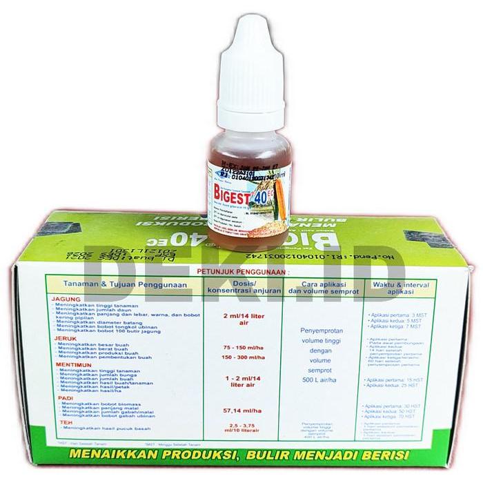 "New" GA3 Bigest 40 EC 10 ml Hormon Giberelin Acid ZPT Tanaman Buah Anggur