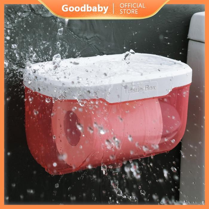 "New" Tempat Tissue Toilet Kotak Tisu Toilet WC Tempat Tisu Box Kamar Mandi Tisu Tempel Dinding