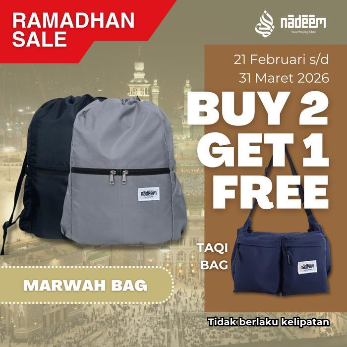 Eiger - - Marwah Bag Tas Travel Umroh Haji Ransel Lipat Serut Foldable Backpack Multifungsi Unisex