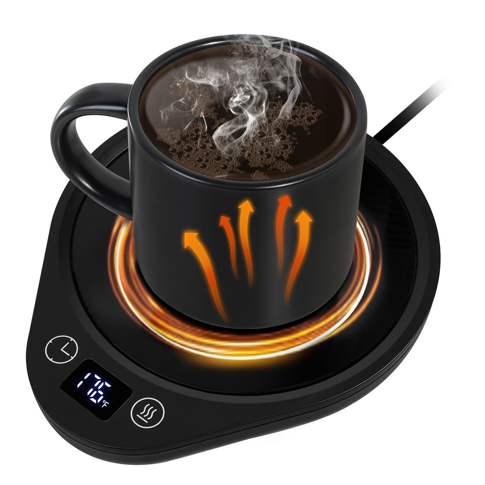 Coffee Mug Warmer with 4H Auto Shut Off 3 Temp Settings Coffee Cup Warmer for Desk Coffee Mug Heater