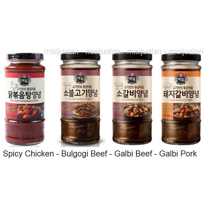 BEKSUL MARINADE SAUCE 500G SPICY CHICKEN BULGOGI GALBI BEEF PORK