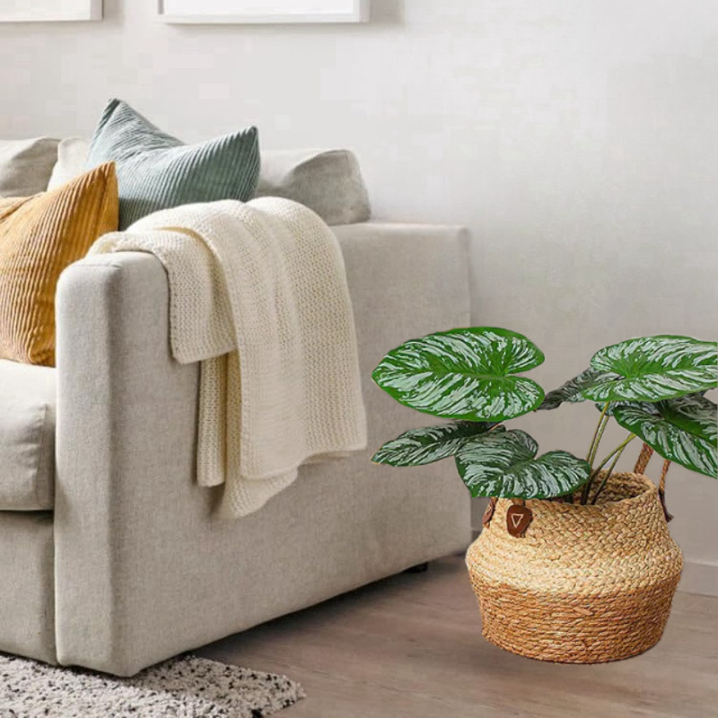 Wicker Storage Basket Rattan Flower Baskets Dirty Clothes Storage Basket Decorative Basket Picnic