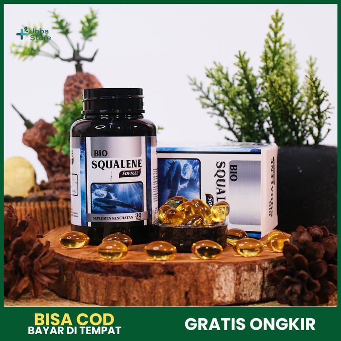 Capsul Minyak Ikan Bio Squalane Isi 30 Softgel Untuk Menjaga Kesehatan Tubuh