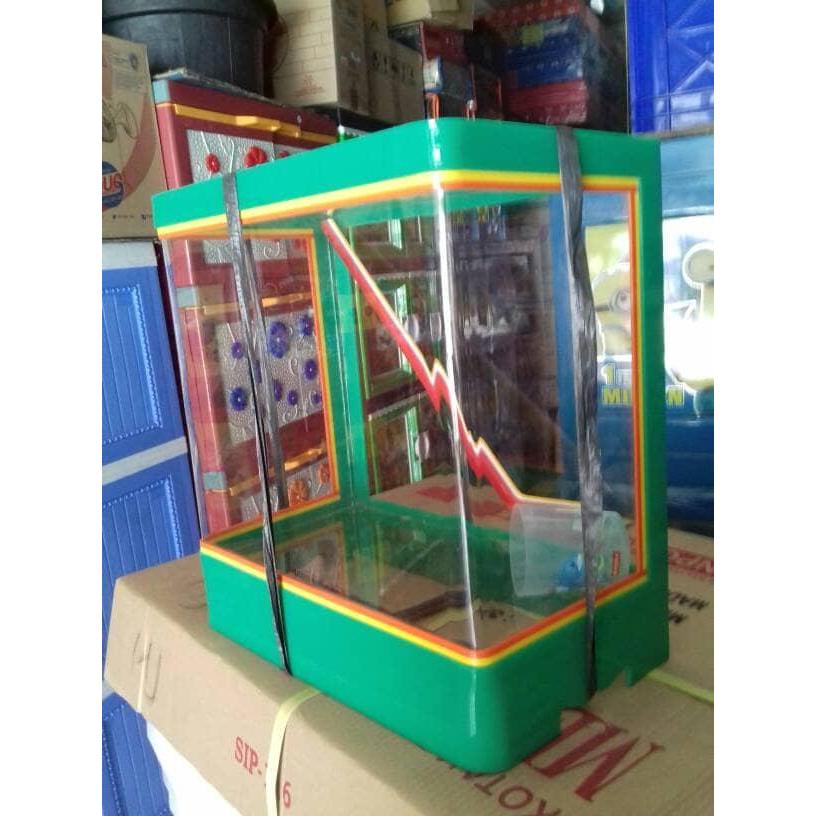 Promo--Aquarium Es Kelapa Kecil Acrylic Es Buah + Gayung Lion Star