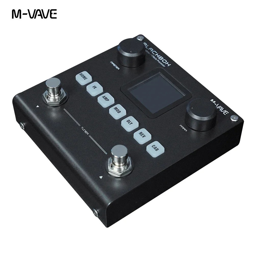M-VAVE Blackbox Guitar Effects Pedal for Electric Guitar Bass Bass AMP Modeler Multi Effects