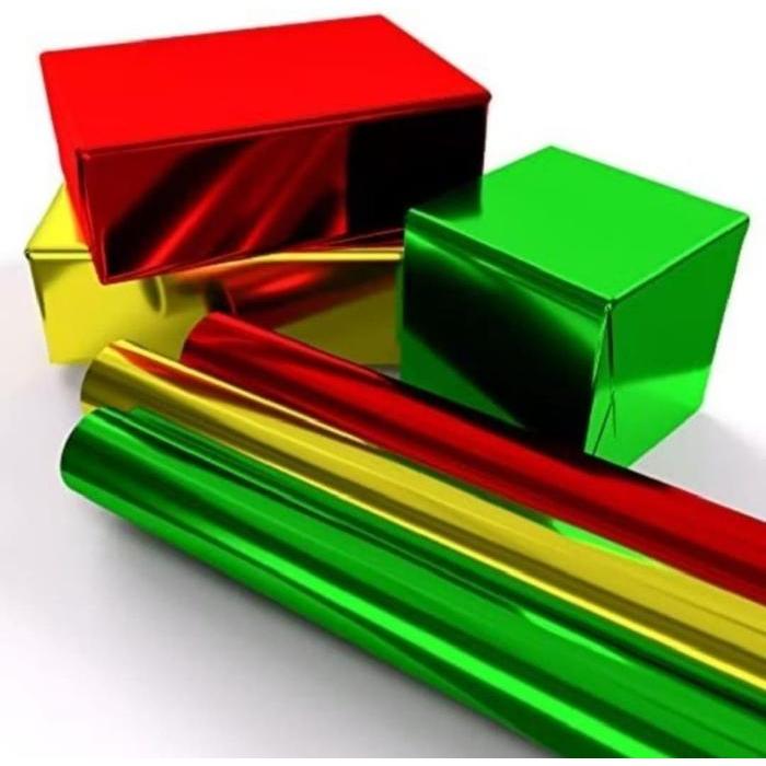 Kertas Metalik / Kertas Emas / Kertas Kado / Kertas Sampul (1 Lembar)