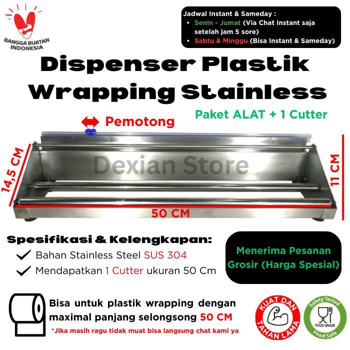 Alat pemotong plastik wrap (Dispenser plastik wrap)