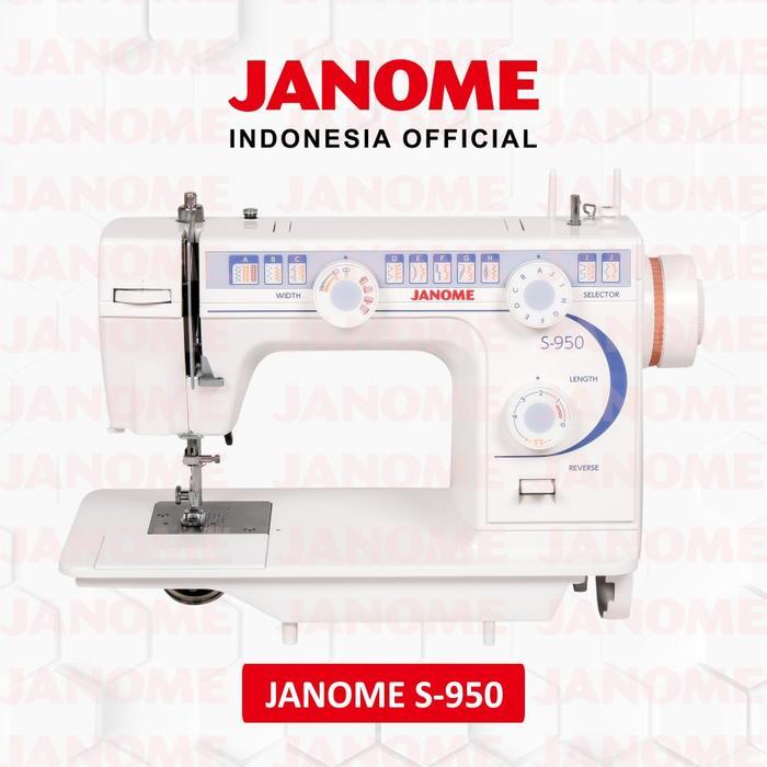 Mesin Jahit JANOME S-950 FLATBED S950 Japan Quality Garansi Resmi / Mesin Jahit Janome Original / Ja