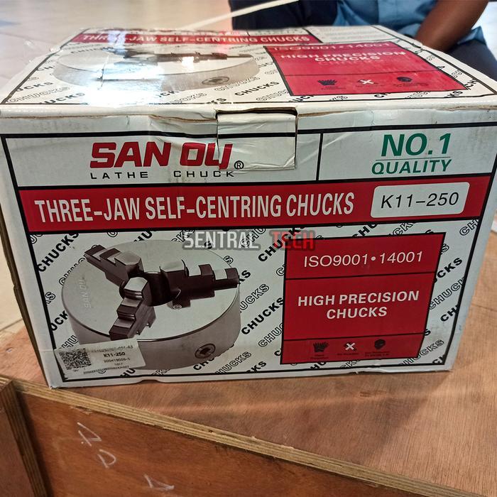 Chuck Bubut 10" 3 Jaw / Claw Bubut 3 Jaw / Catok Kepala Bubut 10 Inch