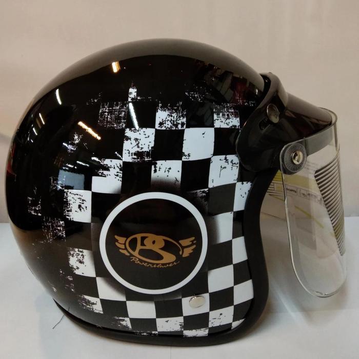 HELMET MOTOR RETRO GIGAS x POWERSLAVES