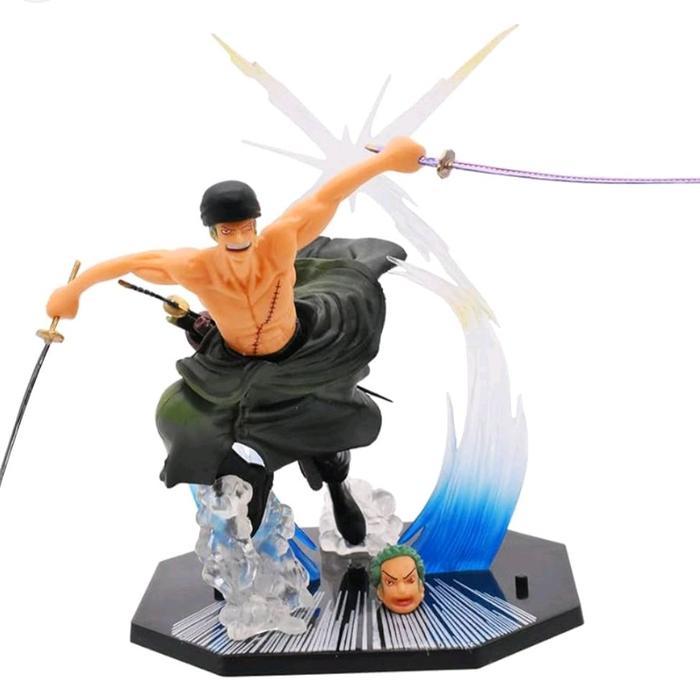 Actipn figure onepiece zoro battle