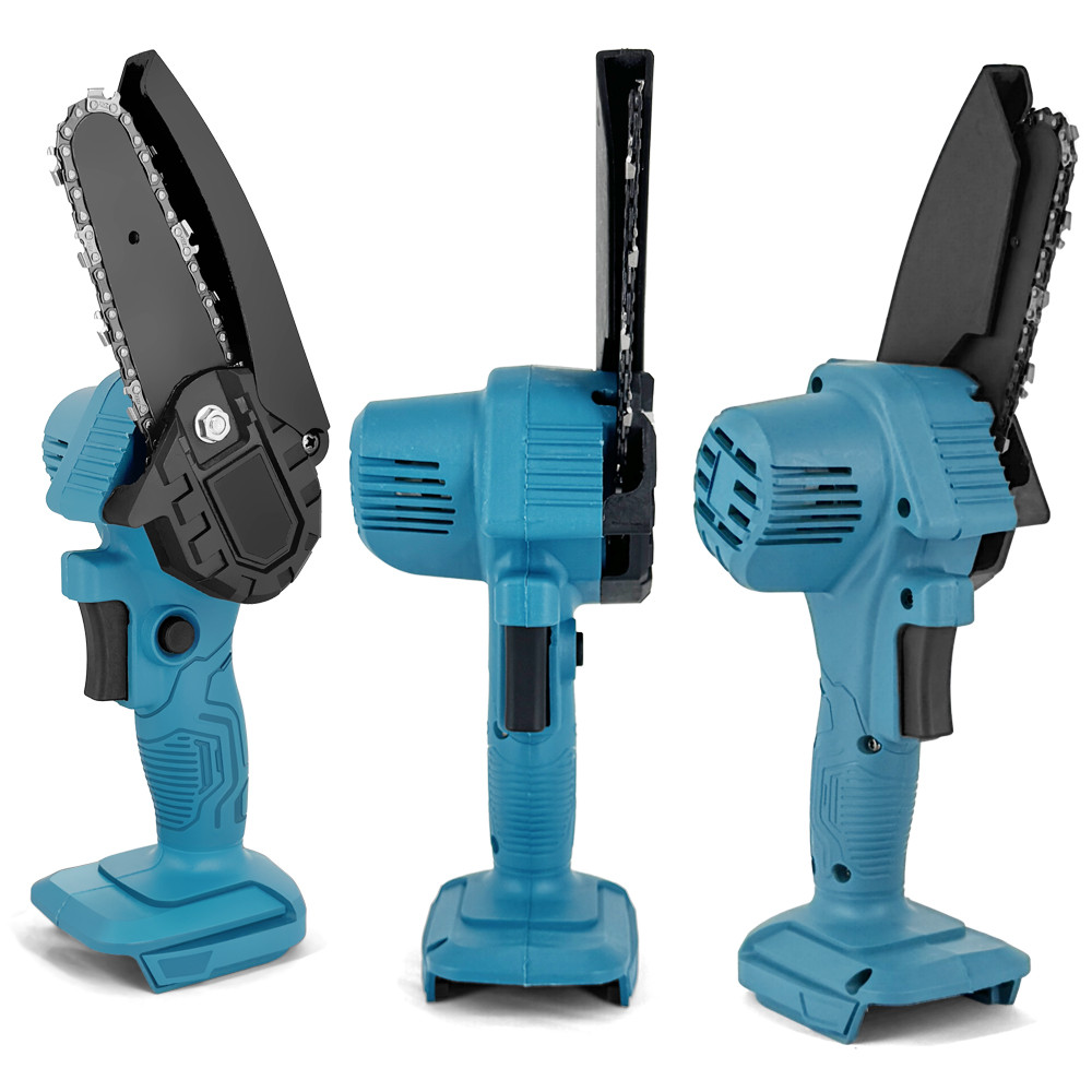4/6Inch Cordless Chainsaw Handheld Pruning Chainsaw Woodworking Cutting Power Tools for Makita 18V