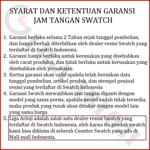 Sedia SWATCH SB01K100 Big Bold Jam Tangan Pria Wanita Analog Original Swiss