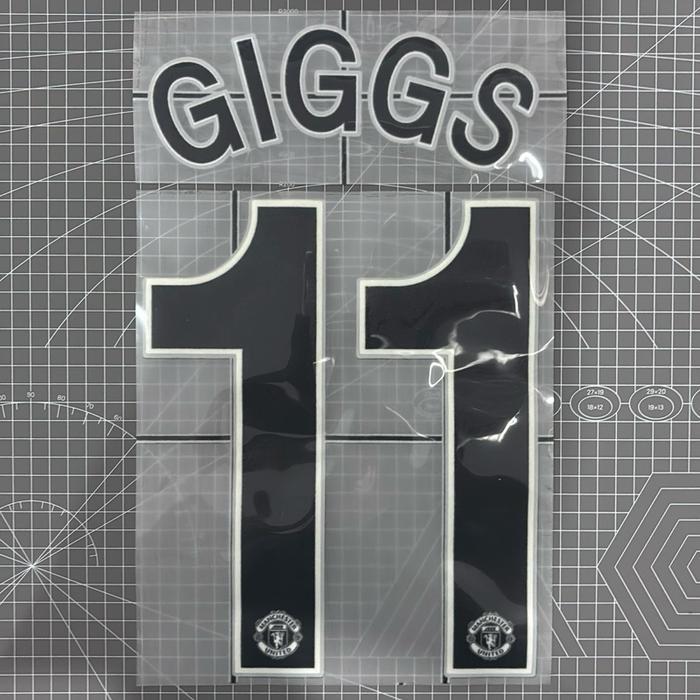 Nameset remake hk man united mu away 10/11 giggs velvet flock