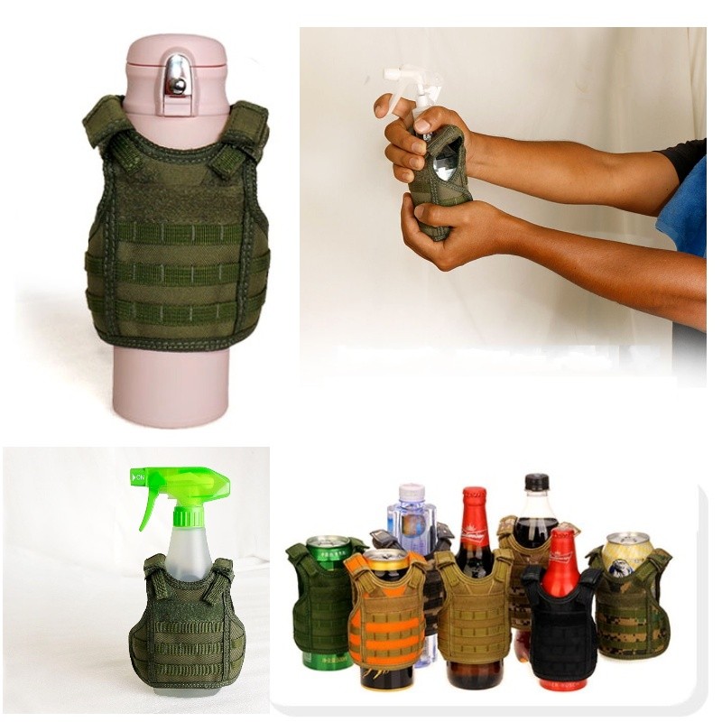 Vest Pum Pouch Molle Vest Beverage Cooler Cover Holder Hunting Vests