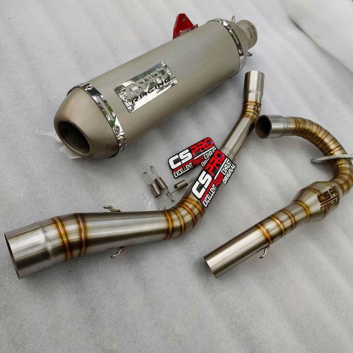 Knalpot Cs Pro Knalpot Suara Bass Knalpot Racing Crf150L Wr155 Klx150 S L G Knalpot Cs Rpo Racing
