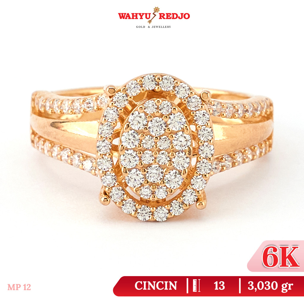 Cincin Emas Kadar 6K Wahyu Redjo CC-6K 30975804