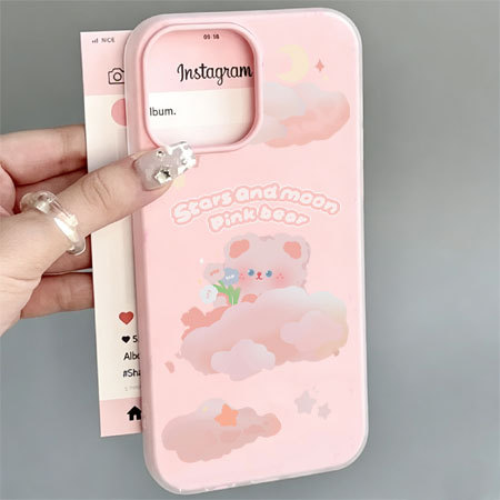 Beruang 2 In 1 Lucu Case Iphone 17 Pro Max 13 11 15 14 12 Pro 16 Plus 16 Pro Max Case