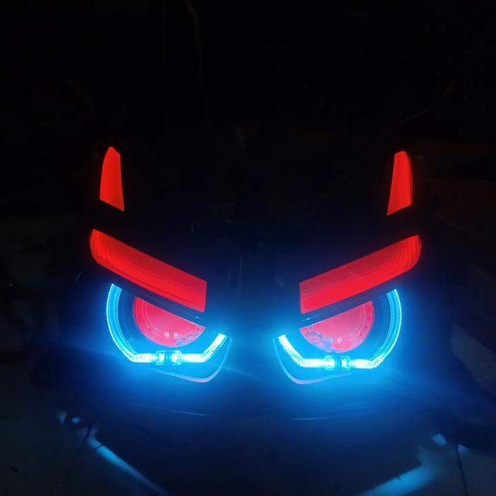 HEADLAMP VARIO 160 CUSTOM PROJIE 3INCH - alis rgb