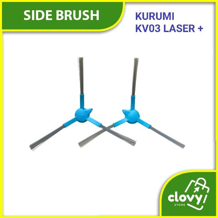 Termurah Side Brush For Kurumi Kv03 Laser + Robot Vacuum Accessories