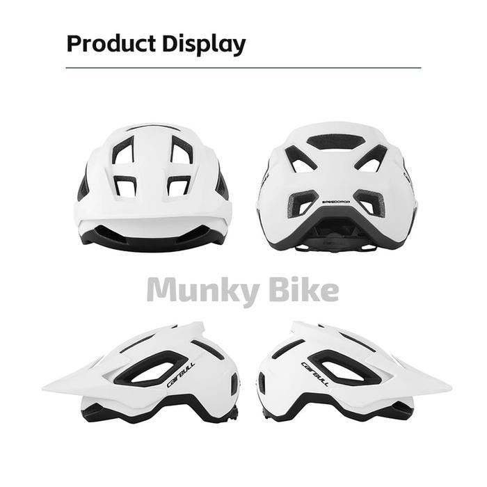 Helm mirip Fox Speedframe half face OEM XC Trail Enduro AM sepeda MTB