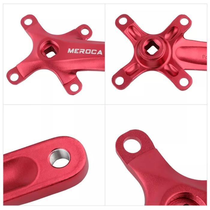 Meroca Crank Arm BB Kotak BCD 104 Crankset Sepeda