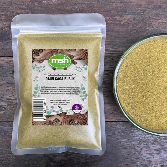 Daun Saga Bubuk Murni 50G