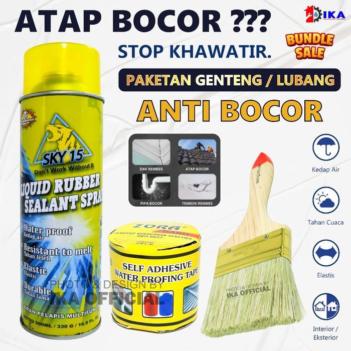 Paket Genteng Atap Anti Bocor / Anti Bocor Spray Ajaib Waterproof - Spray Tambal Anti Air