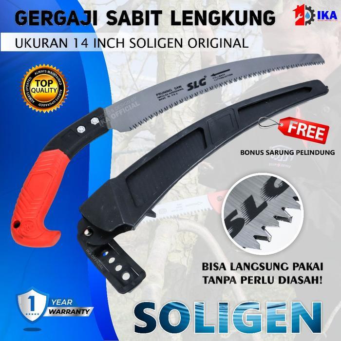 GERGAJI DAHAN KOPI 14" + SARUNG GERGAJI / Gergaji Kopi Samurai Graji Sarung Samurai / Gergaji Dahan