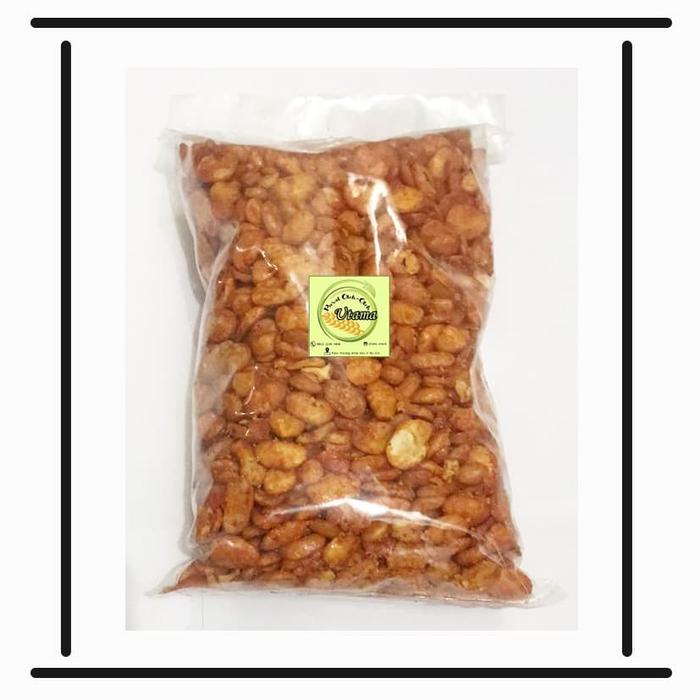 "New" Kacang Koro kulit - koro kupas asin balado pedas - camilan kacang kilo - koro asin kulit -