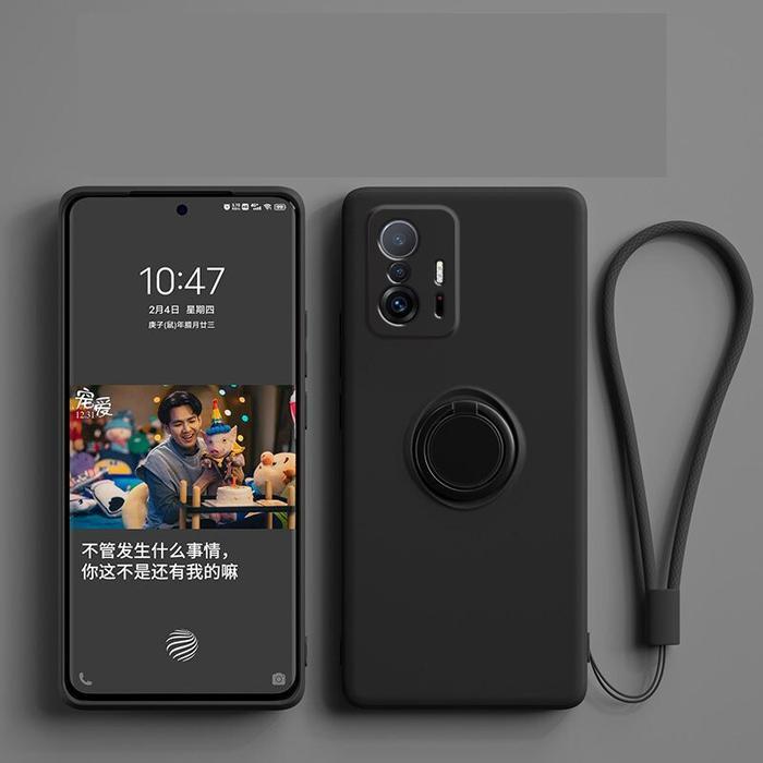 XIAOMI 11T PRO / 11T SOFT CASE RING SILIKON MICROFIBER MAGNET HOLDER