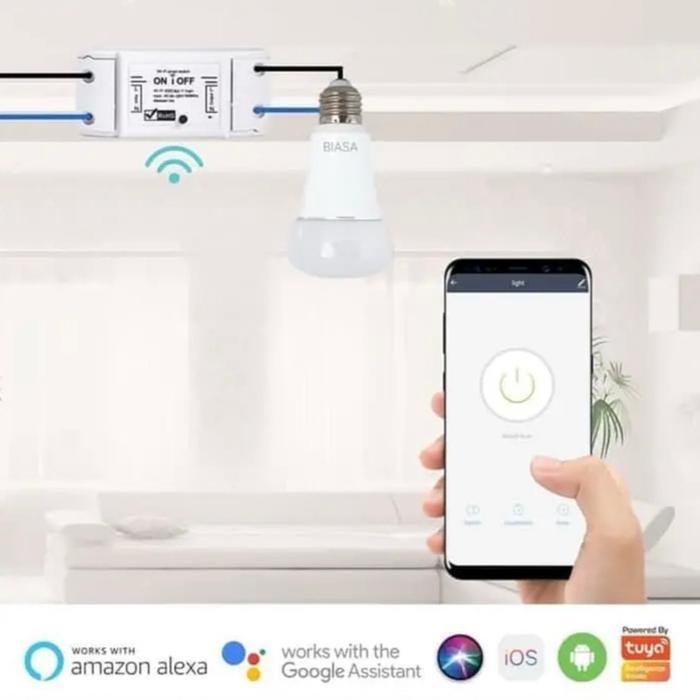 BARDI BREAKER ON OFF SAKLAR WIFI SWITCH SMART HOME
