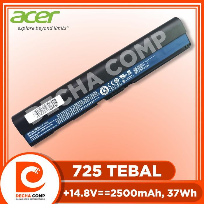 BERGARANSI Baterai Original Acer Aspire One AO725 AO756 AO756-B847SKK 725 756