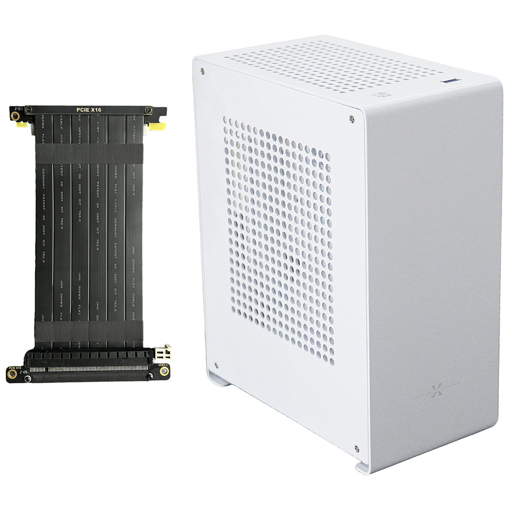 A1P ZZAW Aluminum Mini ITX Case Small PC Desktop Chassis with A4 Size Bag-Carry 3 Colors for Option