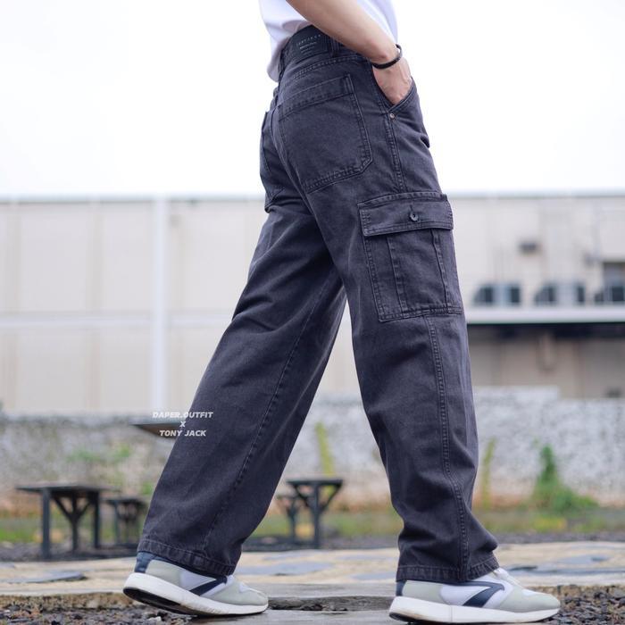 Promo Celana Cargo Jeans Tony Jack Premium Baggy Pants Best Quality