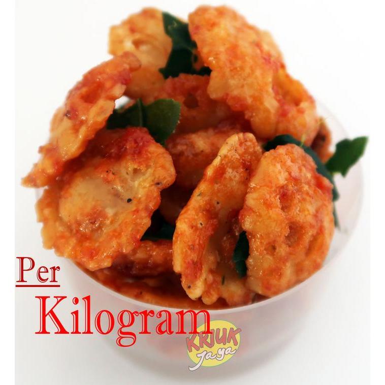 Emping Pedas Manis Daun Jeruk - Emping Thailand ( KILOAN / CURAH )