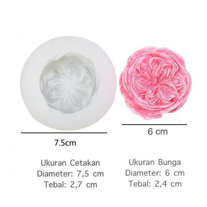 DIY Melati Cetakan Puding 3d Silikon Bunga Cetakan Penyebar Aroma Bunga Cetakan Jelly Cetakan Puding