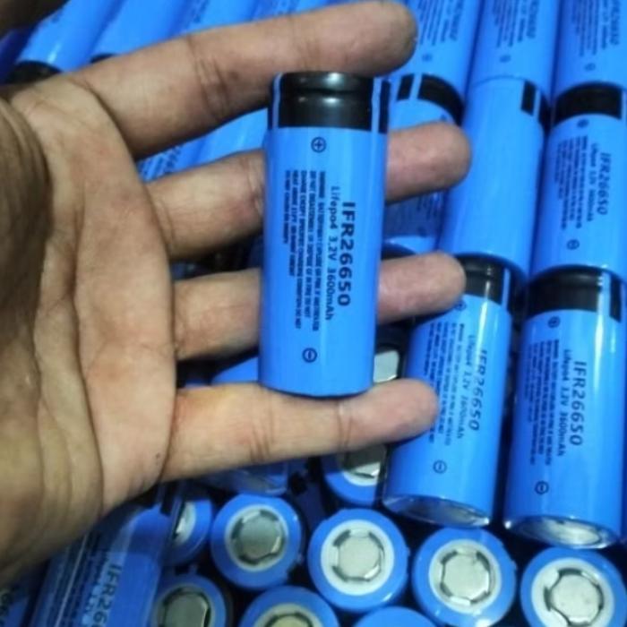 "New" baterai lifepo4 26650 new stok lama