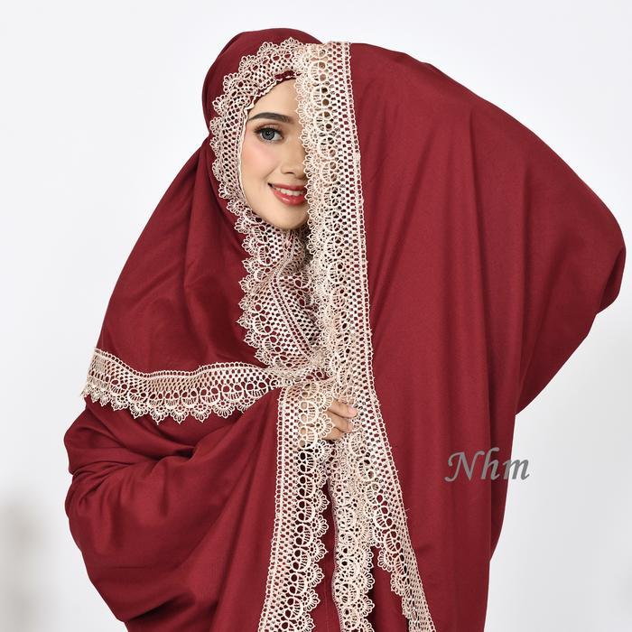 Mukena Dewasa Raisa Adem, Mukena Travelling Katun