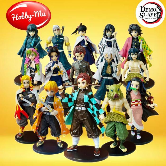 Mainan Action Figure Anime Jepang Katana Demon Slayer