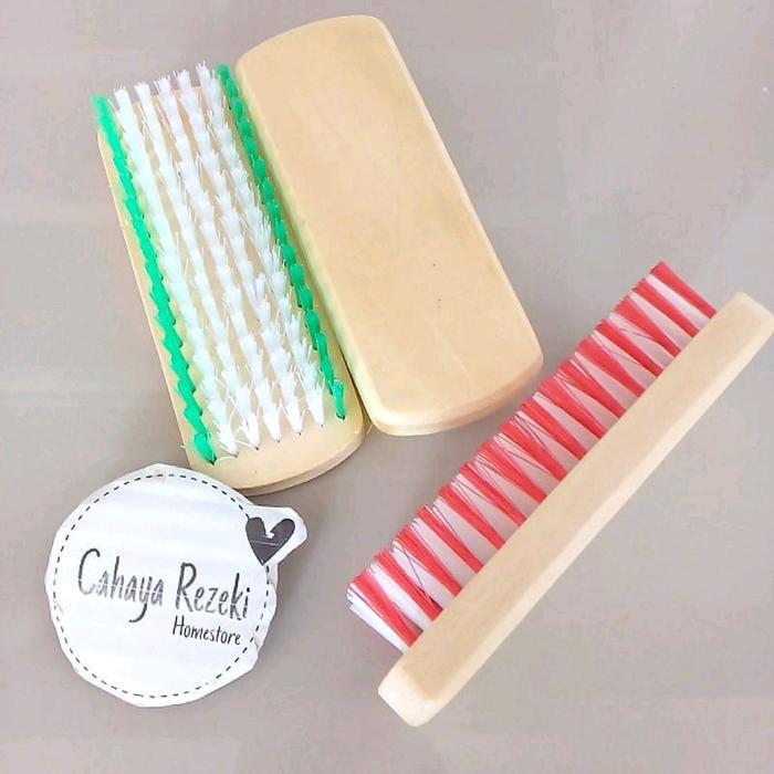 [ Kayu Besar ]Sikat Baju Kayu Halus Tebal Kuat / Sikat Cuci Baju / Sikat Pembersih