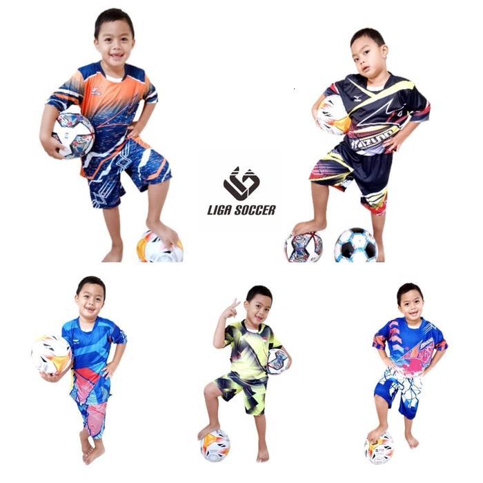 TERLARIS Baju Voli anak Kids FULL PRINTING READY STOCK