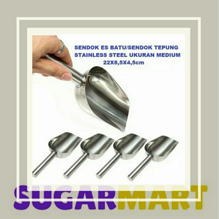 Sendok Es Batu Stainless / Serok Es Batu