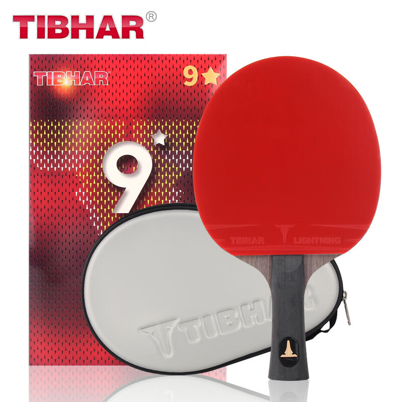TIBHAR Table Tennis Racket 6/7/8/9 Stars All-round Pipmles in Ping Pong Rackets Blade with Sponge