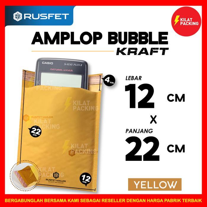 AMPLOP BUBBLE MURAHBUBBLE MAILERBUBBLE PACKING KRAFT PAPER 12x22