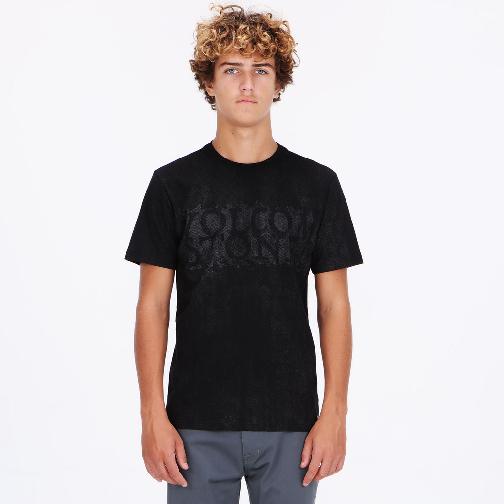 VOLCOM - MCT STONERIZM SHORT SLEEVE TEE BLACK