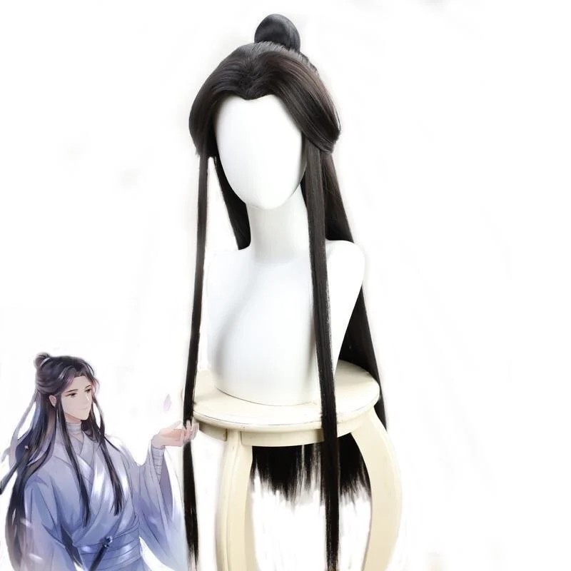 Anime Xie Lian Cosplay Wig Heaven Officials Blessing Cosplay Tian Guan Ci Fu Cosplay Black Heat